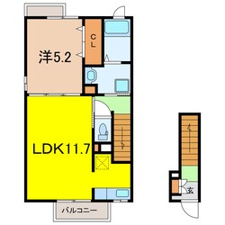 ブリーズAの物件間取画像